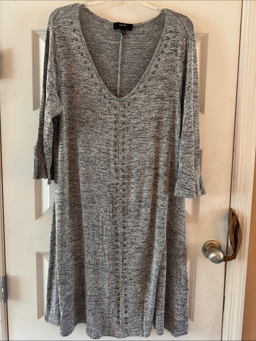 NAIF | Sweater Dress | Heather Gray